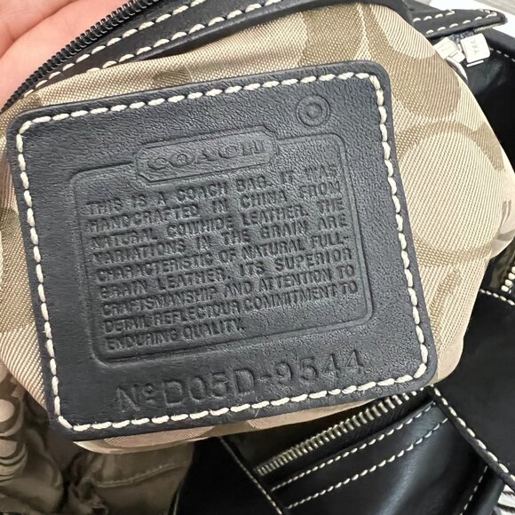 Coach Black Leather Tote Bag - Picture 7 of 7